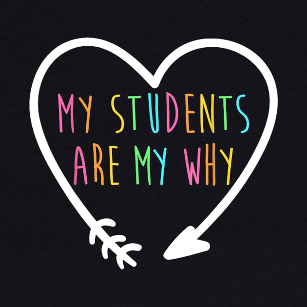 My Students Are My Why Shirt Positive Inspirational Teacher by Kamarn Latin